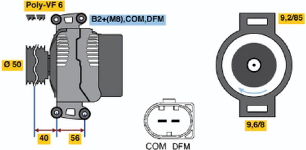 Bosch Γεννήτρια - 0 124 625 045