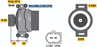Bosch Γεννήτρια - 0 124 625 045