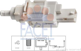 Facet Διακόπτης Των Φώτων Φρένων - 7.1179