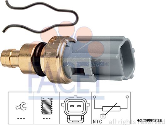 Facet Αισθητήρας, θερμοκρ. Ψυκτικού Υγρού - 7.3302