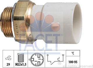 Facet Θερμικός διακόπτης, Βεντιλατέρ Ψυγείου - 7.5182