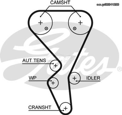 Gates Οδοντωτός Ιμάντας - 5581XS