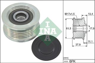 Ina Ελεύθερη Περιστροφή Γεννήτριας - 535 0023 10