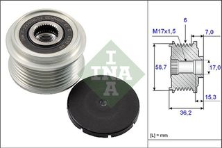 Ina Ελεύθερη Περιστροφή Γεννήτριας - 535 0098 10