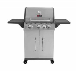 Ψησταριά BBQ INOX υγραερίου THERMOGATZ GS GRILL ELITE 3+1 με 3 εστίες + 1 πλαινή εστία 11.5KW ( 03.313.208 )