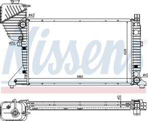 Nissens Ψυγείο, Ψύξη Κινητήρα - 62519A