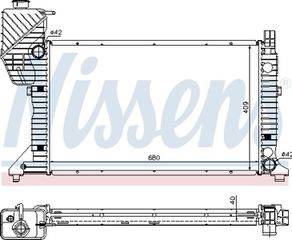 Nissens Ψυγείο, Ψύξη Κινητήρα - 62685A