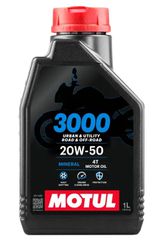 ΛΥΡΗΣ MOTUL MINERAL 3000 20W50 4T (1 litre), MO300020504T1