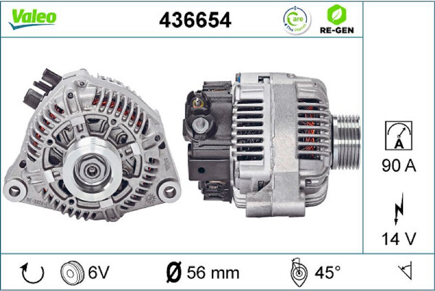 Valeo Γεννήτρια - 436654