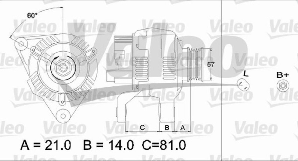 Valeo Γεννήτρια - 437188