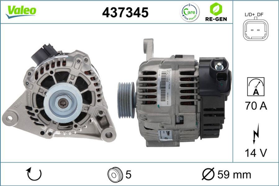 Valeo Γεννήτρια - 437345