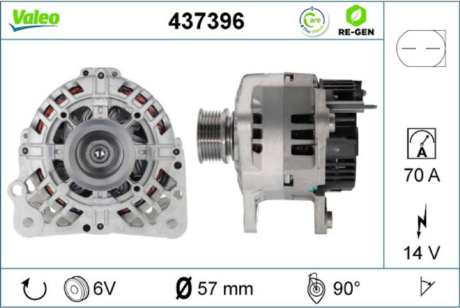 Valeo Γεννήτρια - 437396