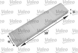 Valeo Φίλτρο, Αέρας Εσωτερικού Χώρου - 698779