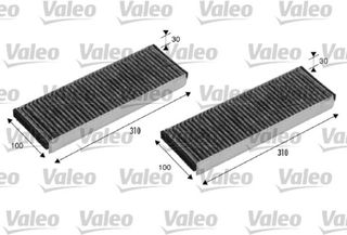 Valeo Φίλτρο, Αέρας Εσωτερικού Χώρου - 715501