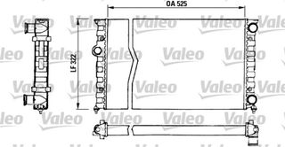 Valeo Ψυγείο, Ψύξη Κινητήρα - 730505