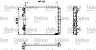 Valeo Ψυγείο, Ψύξη Κινητήρα - 730956