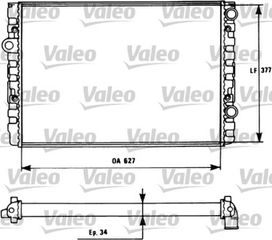 Valeo Ψυγείο, Ψύξη Κινητήρα - 731127