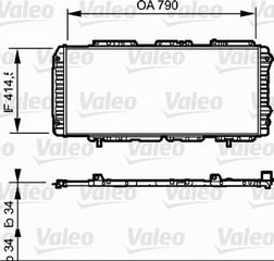 Valeo Ψυγείο, Ψύξη Κινητήρα - 731611