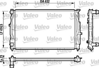 Valeo Ψυγείο, Ψύξη Κινητήρα - 732811