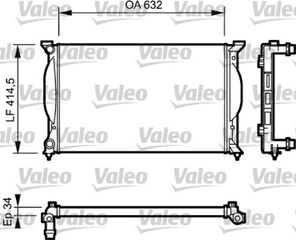 Valeo Ψυγείο, Ψύξη Κινητήρα - 732963