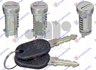 Αφαλοι (ΣΕΤ) Πορτων Με Κλειδι (3ΤΜΧ) Fiat Uno 89-93 - 037607210
