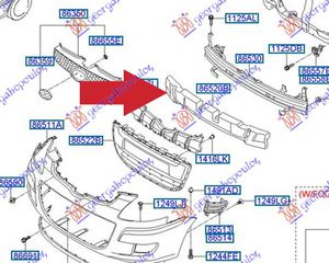 Αντιθορυβικο ΠΡΟΦΥΛ.ΟΠΙΣΘΙΟ Hyundai Matrix 08-10 - 037805000