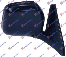 Δεξια Καθρεφτης Μηχανικος Χειροκινητος Μαυρος (Α ΠΟΙΟΤΗΤΑ) Mitsubishi Pajero 92-95