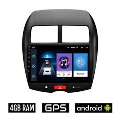 MITSUBISHI ASX (μετά το 2009) Android οθόνη αυτοκίνητου 4GB με GPS WI-FI (ηχοσύστημα αφής 10" ιντσών OEM Youtube Playstore MP3 USB Radio Bluetooth Mirrorlink εργοστασιακή, 4x60W, AUX) MIT325-4GB