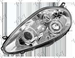 Φανος Εμπρος Σετ Eagle Eyes Χρωμιο Fiat Grande Punto 05-12