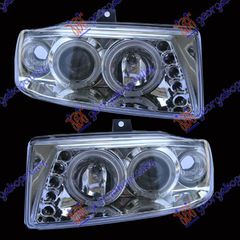 Φανος Εμπρος Σετ Eagle Eyes Χρωμιο Seat Ibiza 95-97