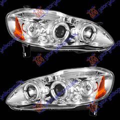 Φανος Εμπρος Σετ Eagle Eyes Χρωμιο Toyota Corolla (E 11) 00-02