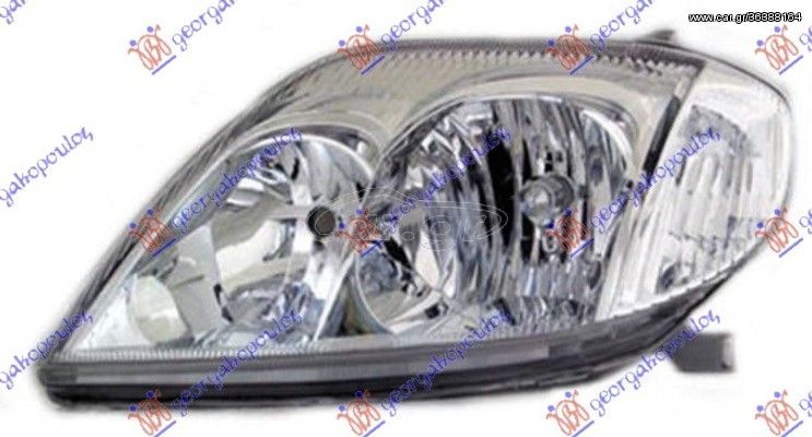 Αριστερα Φανος Εμπρος Ηλεκτρικος (Ε) Toyota Corolla (E 12) Sdn 02-06