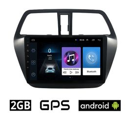 SUZUKI SX4 S-CROSS (μετά το 2014) Android οθόνη αυτοκίνητου 2GB με GPS WI-FI (ηχοσύστημα αφής 9" ιντσών OEM Youtube Playstore MP3 USB Radio Bluetooth Mirrorlink εργοστασιακή, AUX, 4x60W) SUZ49-2G