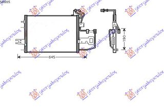 Ψυγειο A/C (47.1x32.5x2.0) Skoda Felicia 94-98