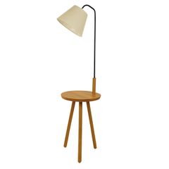 01206 GloboStar® GLOBOSTAR® TIFFANY 01206 Μοντέρνο Επιδαπέδιο Φωτιστικό με Ντουί 1 x E27 AC 220-240V IP20 - Μπεζ & Λευκό - Μ28 x Π28 x Υ140cm