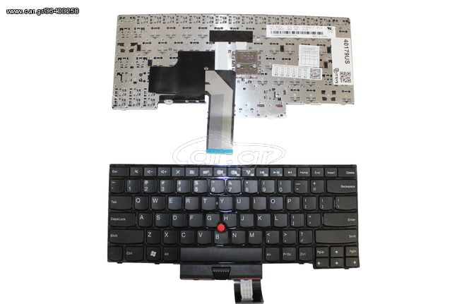 Πληκτρολόγιο Laptop Keyboard  Lenovo ThinkPad Edge E330 E335 E430 E430c E435 E445 S430  0B35486 04W2533 PE-84GR Lenovo ThinkPad T430U Keyboard 04W2520 04W2557 04W2852 04W2881  VERSION BLACK  (Κωδ.4017