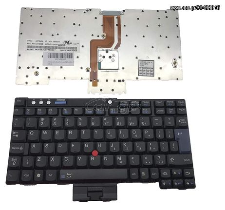 Πληκτρολόγιο-Keyboard Laptop IBM Lenovo Lenovo ThinkPad X61 Laptop KS-90D0 Teclado 42T3534 42T3502 42T3436  (Κωδ.40553US)