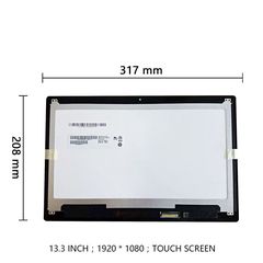 Οθόνη Laptop Touch Screen 13.3" Touch Screen Digitizer Glass + LCD Display Dell Inspiron 13 5378 5368 5378 5379 Latitude 3390 2-in-1   B133HAB01.0 (Κωδ. -1-SCR0083)