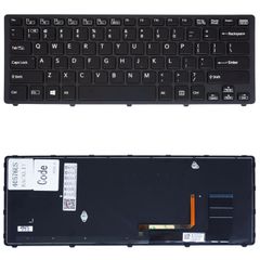 Πλήκτρολόγιο-Keyboard Laptop Sony Vaio SVF14N SVF14N19SCS SVF14N27SC SVF14N190X svf14n15cds US BLACK with Backlit (Κωδ.40576USBACKLIT)