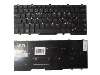 Πλήκτρολόγιο-Keyboard Laptop Dell Latitude 13 7350 3340 3350 E5450 E5470 5488 5490 5491 5495 (Κωδ.40575USNOFRAME)
