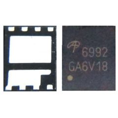 Controller IC Chip - 30V Dual Asymmetric N-Channel MOSFET AON6992 AO6992 6992 QFN8 chip for laptop - Ολοκληρωμένο τσιπ φορητού υπολογιστή (Κωδ.1-CHIP0153)