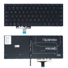 Laptop Keyboard for HUAWEI MateBook 92LA0BLG3B, APIAEH96U00010, NSK-350BQ, 9Z. NEWBQ.001 HN-W19R Product Code: KB289US 2H-BCBTQH80111 (Κωδ.40583USNOFRBL)