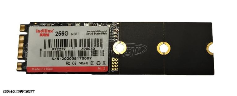 M.2 Solid State Drive NGFF 2280 256GB (Κωδ. 1-M2SSD002)