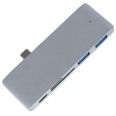 Πολυλειτουργικός Σταθμός Σύνδεσης - Dual Type-C Ports Docking Station 5-in-1 USB C Hub Type-C CMP-11105 ( Κωδ.1-DOCK006 )