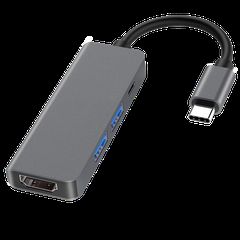 USB-C 4 port usb hub multifunctional type-c hub converter HW-TC16 (Κωδ. 1-DOCK008)