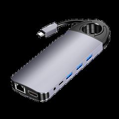 TYPE-C HUB multi-function 10 in 1 Adapter hub (Κωδ. 1-DOCK022)
