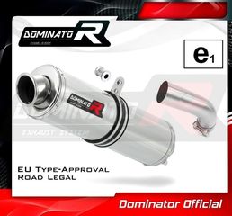 Dominator Εξάτμιση Τελικό Round S.Steel Suzuki DL 1050 V Strom 2020 - 2024 Με Προδιαγραφές Θορύβου