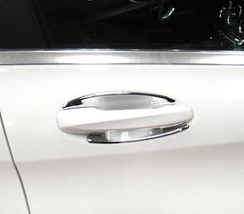 SCHATZ - Mercedes GLA X156 2013+ from 12/2013 / A-Class W176 from 2012 - Καλύμματα χειρολαβών πορτών χρωμίου (Σκαφάκια) - σετ 4 τεμαχίων