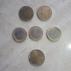 Νομίσματα του Ευρώ με Σφάλματα
