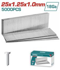 Πρόκες 25mm TOTAL για καρφωτικό αέρος TAT81501 ( TAC918251 )